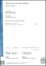 certificateLEGIONELLA